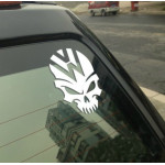 Volkswagen skull decal sticker for all volkswagen cars like polo, jetta, vento and others